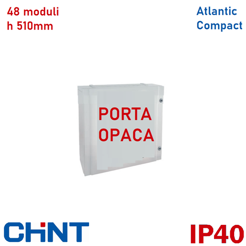 Cassetta da parete 48M porta OPACA -510x670x212mm -IP40